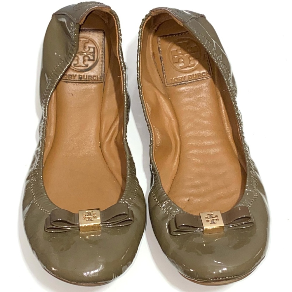 Tory Burch Eddie Bow Ballet Flat Sz 7.5